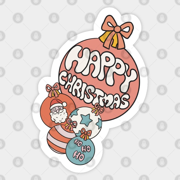 Retro Christmas Sticker by SturgesC